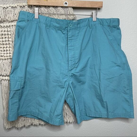 Haband’s Fit-Forever Teal Shorts Size 42 - Picture 1 of 5